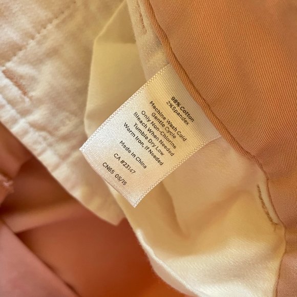 Talbots The Weekend Chino Pale Pink 12P - Picture 2 of 4
